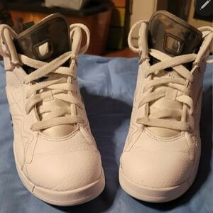 Jordan Kids Shoes in White and Black